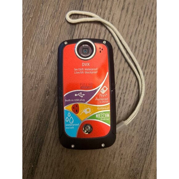 DVX 5M/16Ft Waterproof 1.5M/5Ft Shockproof Full HD 1920x1080 Digital VideoCamera - Picture 1 of 4